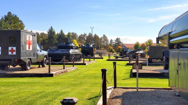 2022 Fall Colors at Fort McCoy&#39;s Equipment Park in historic Commemorative Area