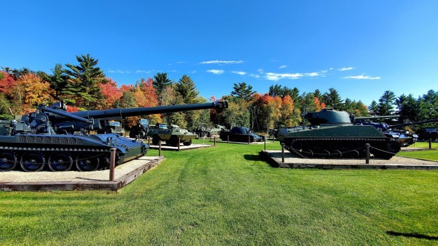 2022 Fall Colors at Fort McCoy&#39;s Equipment Park in historic Commemorative Area