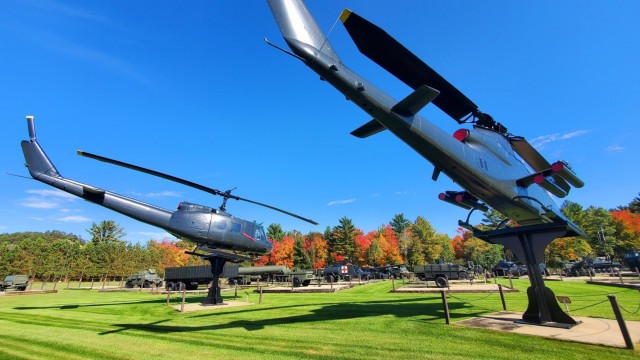 2022 Fall Colors at Fort McCoy&#39;s Equipment Park in historic Commemorative Area