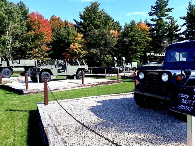 2022 Fall Colors at Fort McCoy&#39;s Equipment Park in historic Commemorative Area