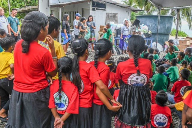 Kwajalein Donates School Supplies to Namu Atoll