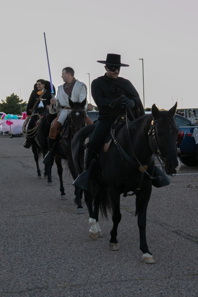 B Troop in Costume Regalia