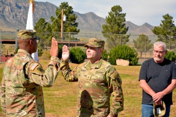 The 3-6 Air and Missile Defense Test Detachment at White Sands Missile Range held a promotion ceremony for Michaelsean Martin McSherry on Nov. 1. 