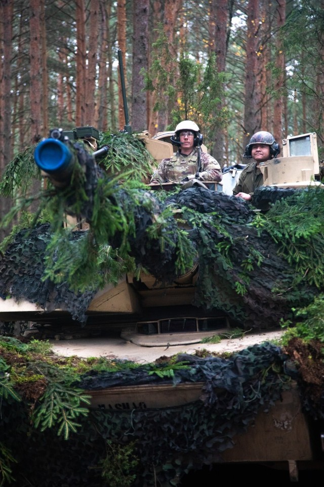 1-66 AR Tanks Roll Through Iron Wolf