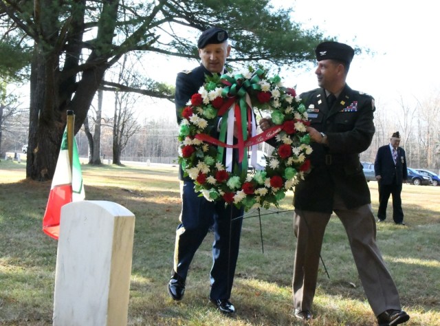 Fort Drum’s Italian POW honored with wreath-laying on National Unity Day
