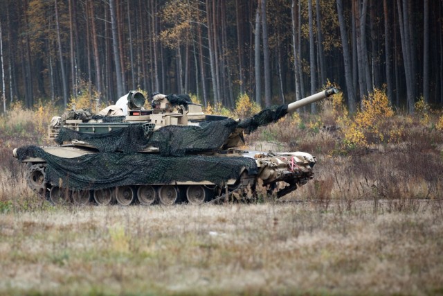 1-66 AR Tanks Roll Through Iron Wolf