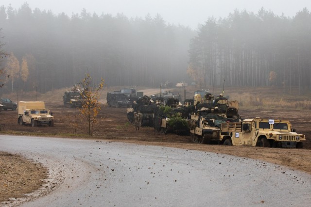 1-66 AR Tanks Roll Through Iron Wolf
