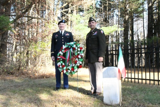 Fort Drum’s Italian POW honored with wreath-laying on National Unity Day