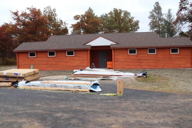 Construction continues for new comfort station at Fort McCoy’s Pine View Campground