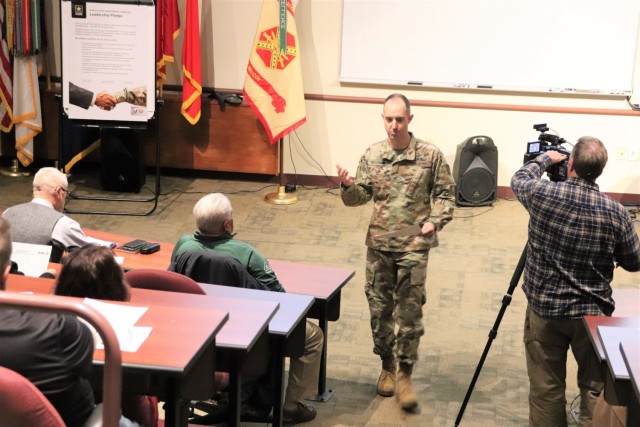 Fort McCoy Garrison commander holds town hall to review climate survey, first 90 days