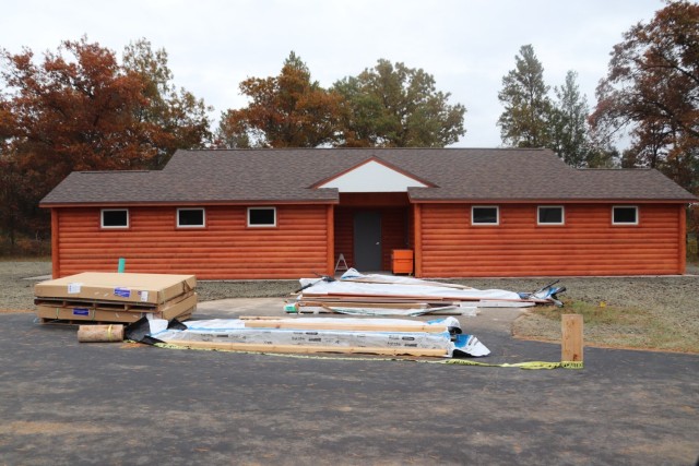 Construction continues for new comfort station at Fort McCoy’s Pine View Campground