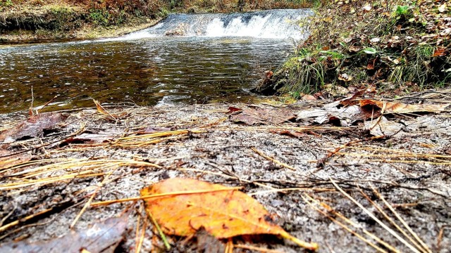 2022 Fall Colors at Trout Falls at Fort McCoy&#39;s Pine View Recreation Area