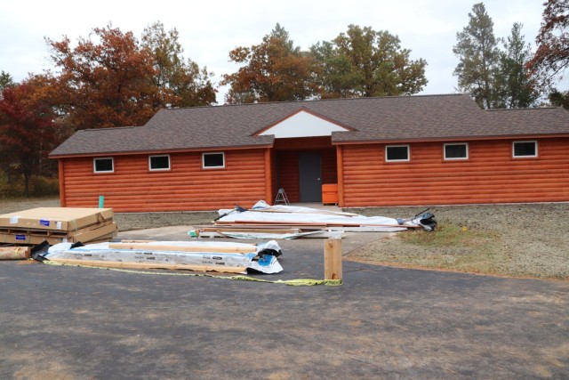 Construction continues for new comfort station at Fort McCoy’s Pine View Campground