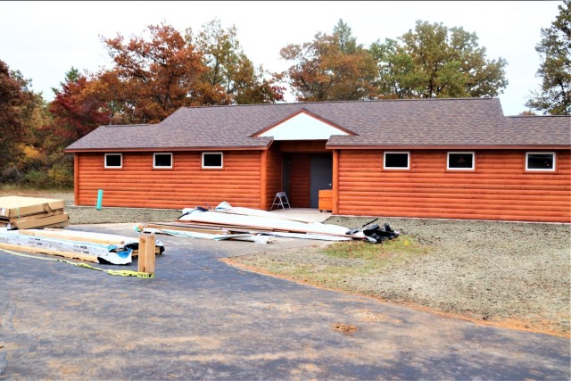 Construction continues for new comfort station at Fort McCoy’s Pine View Campground