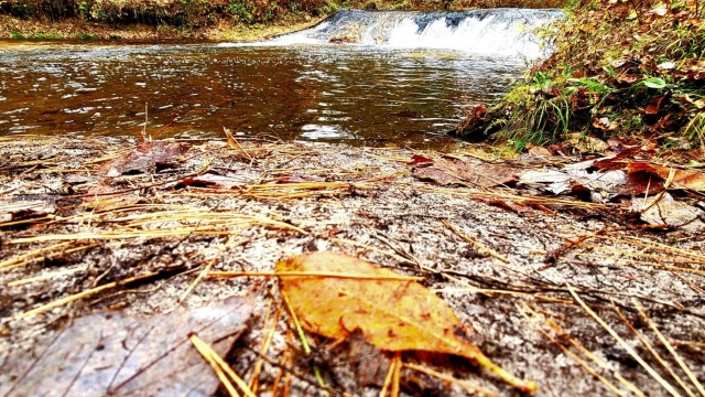 2022 Fall Colors at Trout Falls at Fort McCoy&#39;s Pine View Recreation Area