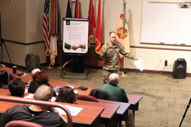 Fort McCoy Garrison commander holds town hall to review climate survey, first 90 days