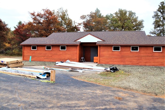 Construction continues for new comfort station at Fort McCoy’s Pine View Campground