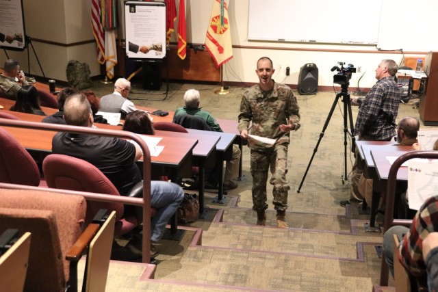 Fort McCoy Garrison commander holds town hall to review climate survey, first 90 days