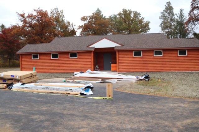 Construction continues for new comfort station at Fort McCoy’s Pine View Campground