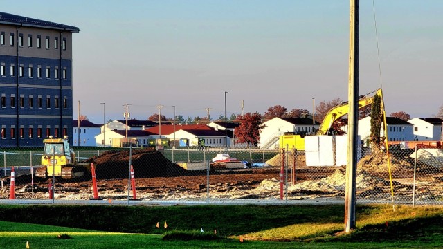 Construction operations for $11.96 million transient training brigade headquarters at Fort McCoy