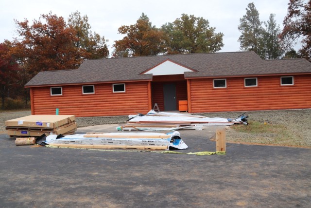 Construction continues for new comfort station at Fort McCoy’s Pine View Campground