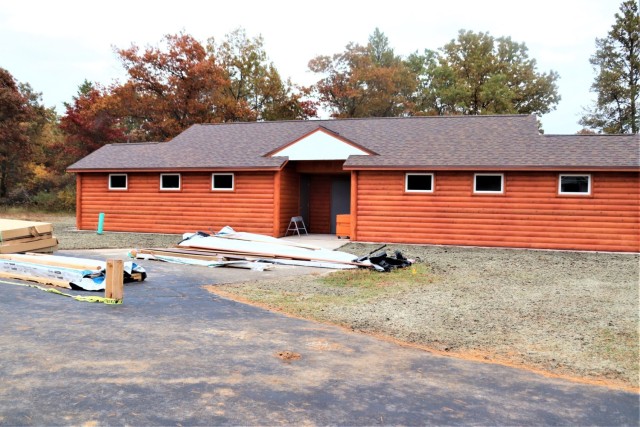 Construction continues for new comfort station at Fort McCoy’s Pine View Campground