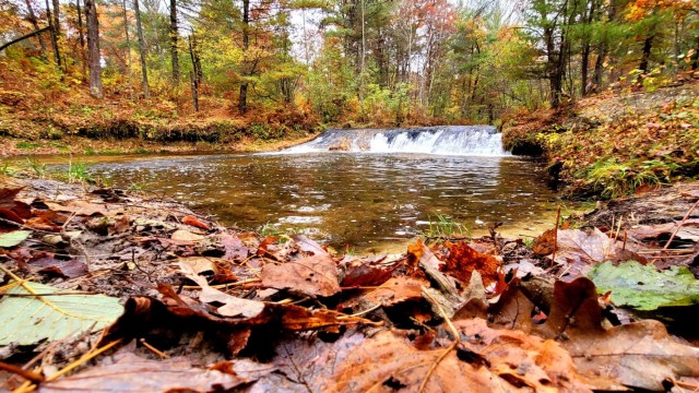 2022 Fall Colors at Trout Falls at Fort McCoy&#39;s Pine View Recreation Area