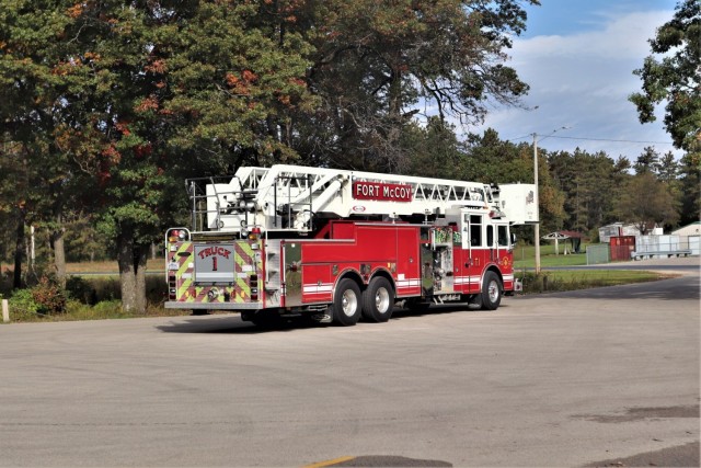 Fort McCoy Directorate of Emergency Services Fire Department operations