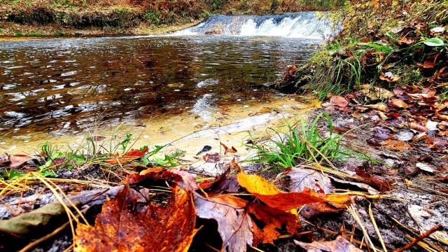 2022 Fall Colors at Trout Falls at Fort McCoy&#39;s Pine View Recreation Area