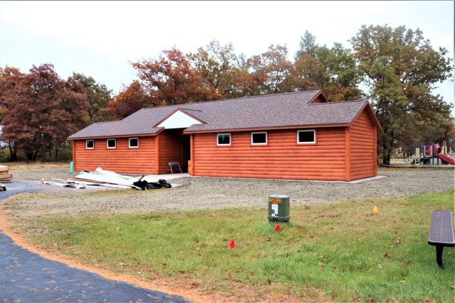 Construction continues for new comfort station at Fort McCoy’s Pine View Campground