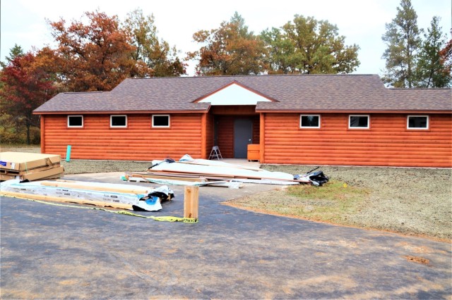 Construction continues for new comfort station at Fort McCoy’s Pine View Campground