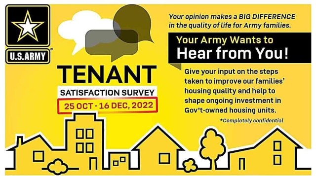 RIA tenants deem on-post housing as ‘Outstanding’, 2023 Army housing survey now underway