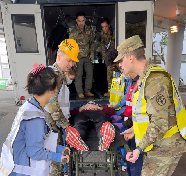 Joint service exercise highlights European theater emergency response