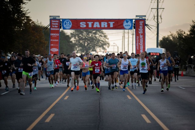 Service Members, Their Families and Civilians Participate in the 26th Annual Fort Bragg 10 Miler