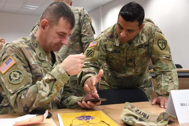 The brigade hosts consolidated readiness training for exchange soldiers based in Europe