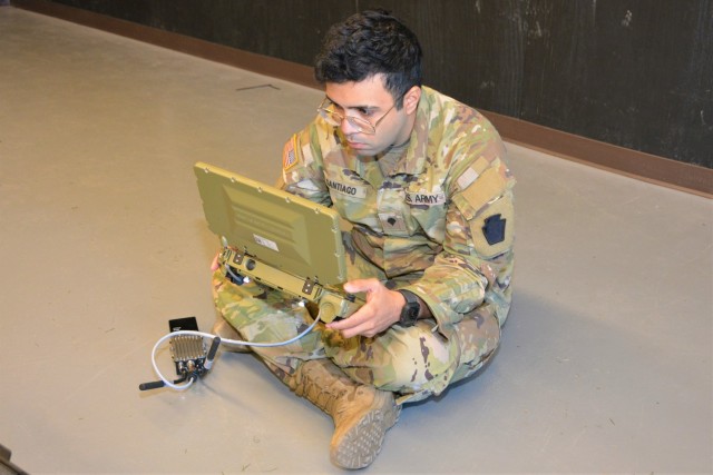 Pennsylvania Guard Soldiers Train with new Robotic System