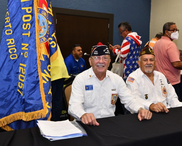 The Veterans of Foreign Wars (VFW) provided information and recruited new members.