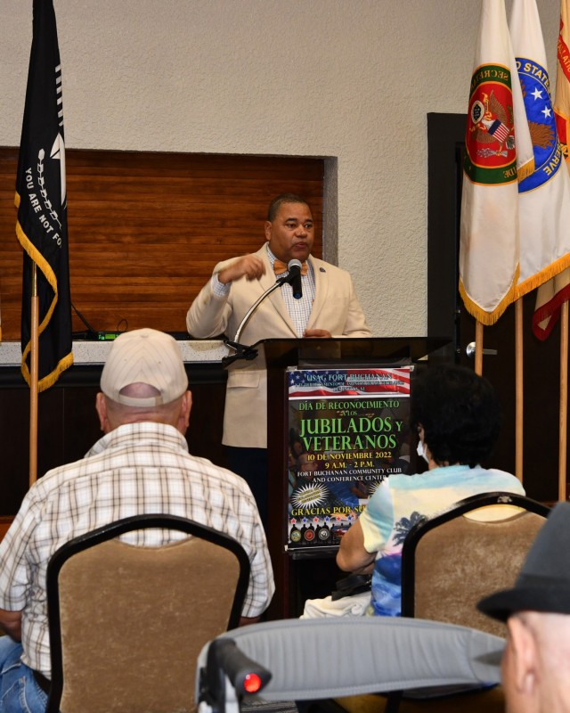 “VA is Vets helping Vets! We want to serve you and are honored every day to do so,” said Veteran Readiness and Employment (VR&E) Officer, Jose A. Vega on behalf of San Juan Veterans Affairs Regional Office Executive Director, Leanne Weldin, at the Fort Buchanan Retiree Appreciation Day event.