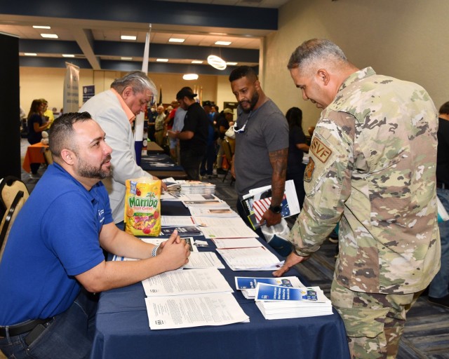 Service Members and Veterans also attended the Retiree Appreciation Day event gathering important information for their military and civilian future.