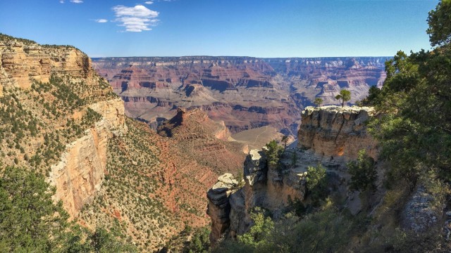 Grand Canyon National Park in Arizona is one of thousands of national parks, wildlife refuges and forests spread out across more than 400 million acres of public lands now accessible to veterans and Gold Star families for free, courtesy of a new policy that went into effect on Veterans Day. 