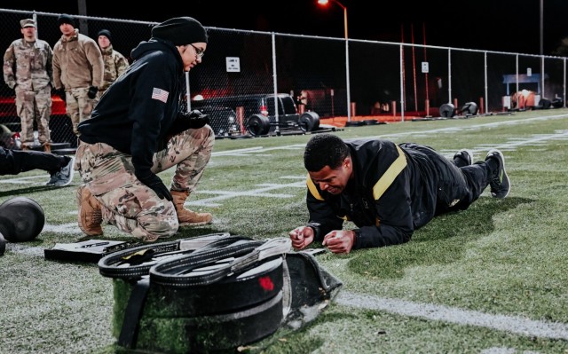 Students at USAICoE’s NCO Academy focus on fitness during ACFT Week