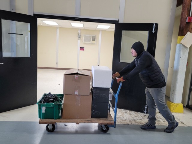 Moving equipment