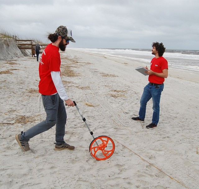 Jacksonville District inspection teams assess Tropical Storm Nicole impacts to Florida Atlantic beaches
