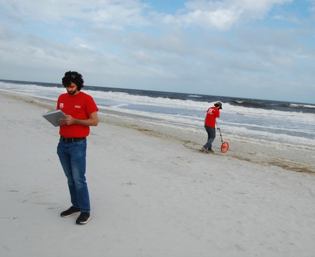 Jacksonville District inspection teams assess Tropical Storm Nicole impacts to Florida Atlantic beaches