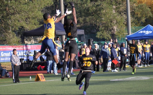Army beats Navy in annual flag football matchup