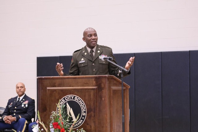 Speaking to High School Students About Military Service