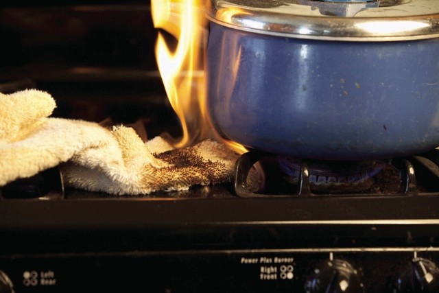 Stay alert, attentive in kitchen to prevent fires