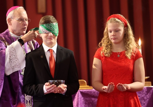 Catholic auxiliary bishop presides over special Fort Knox confirmation ceremony during Advent mass