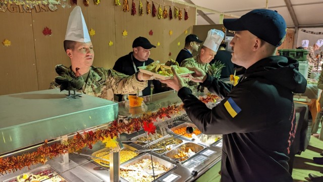 Task Force Orion celebrates Thanksgiving in Germany