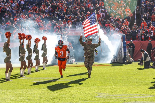 Broncos host &#39;Salute to Service&#39; game